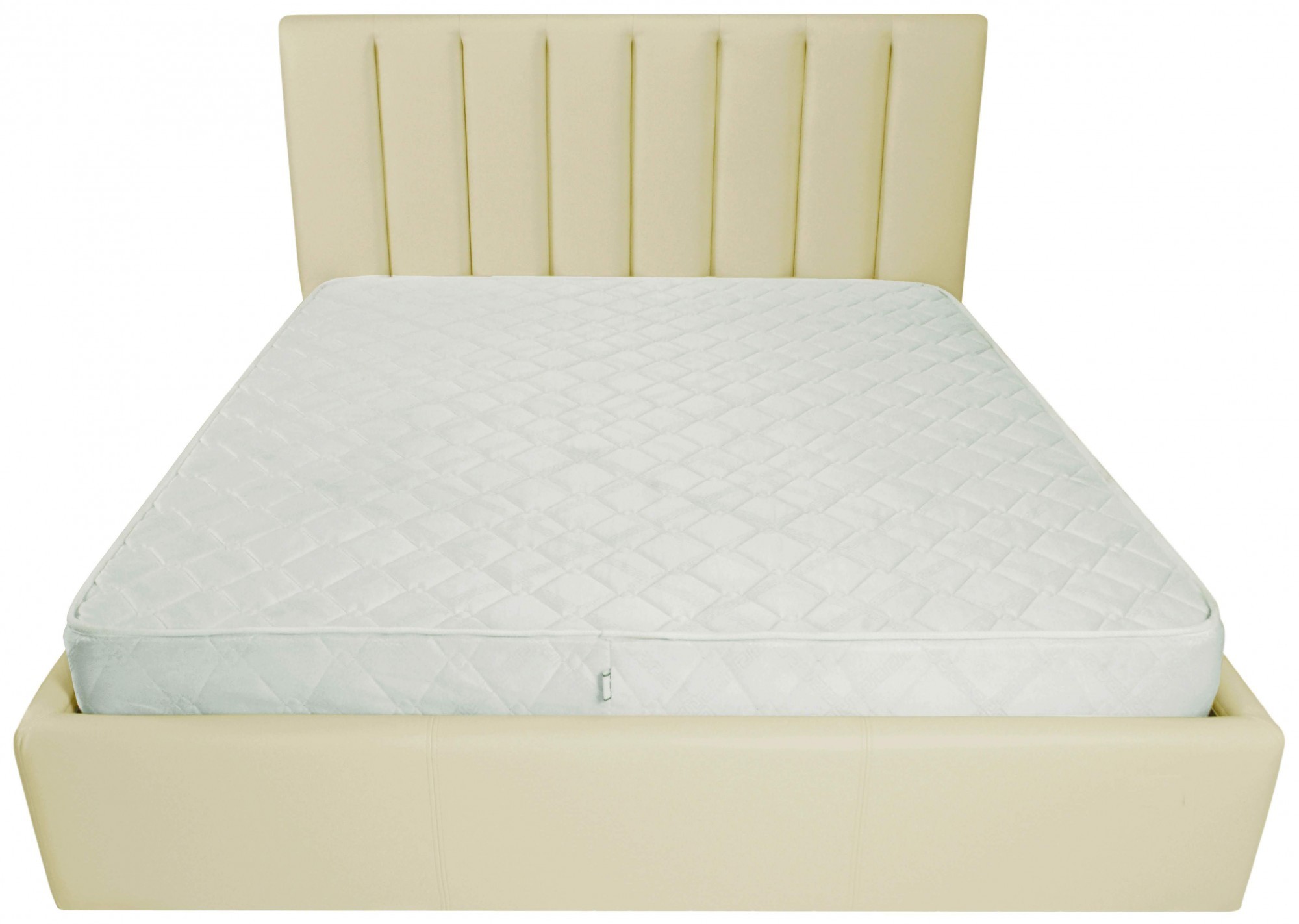 Кровать двуспальная Sanam VIP Флай 2207 A1 160х190 см Бежевый - фото 2