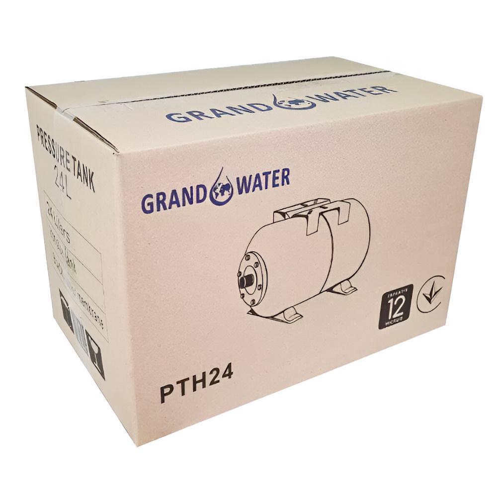 Гідроакумулятор горизонтальний Gidroteh Grandwater 24 л (SQ-1041551) - фото 2