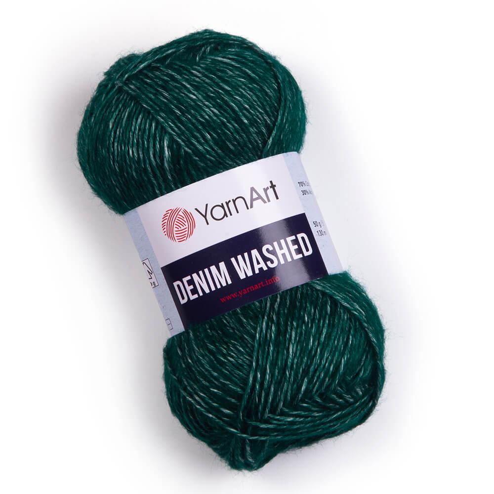 Пряжа YarnArt Denim Washed 924 изумрудный (3116)