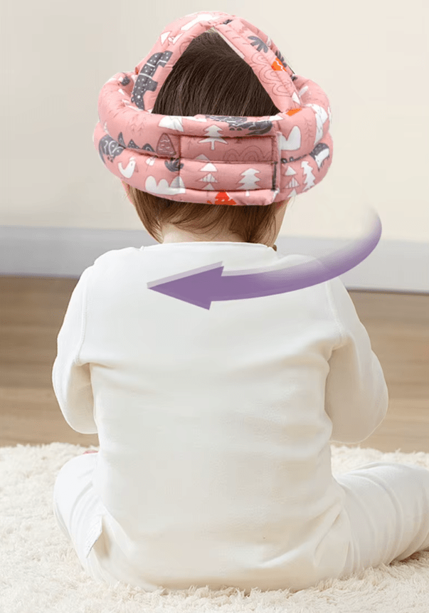 Шолом захисний для голови малюка від падінь Рожевий (143720) - фото 7 Шолом захисний для голови малюка від падінь Рожевий (143720) - фото 7