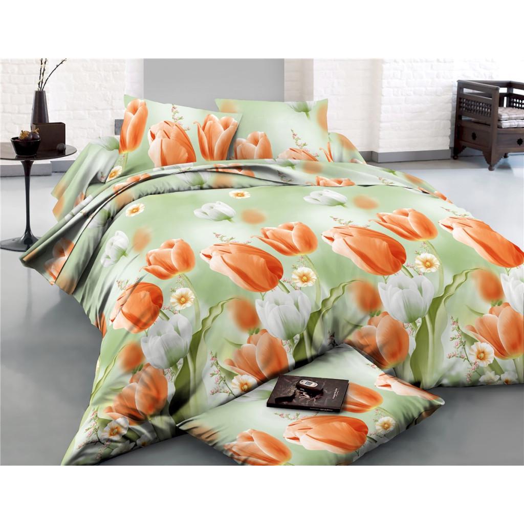 Комплект постельного белья MirSon 22-1287 Tulips Сатин семейный (2200003597363)