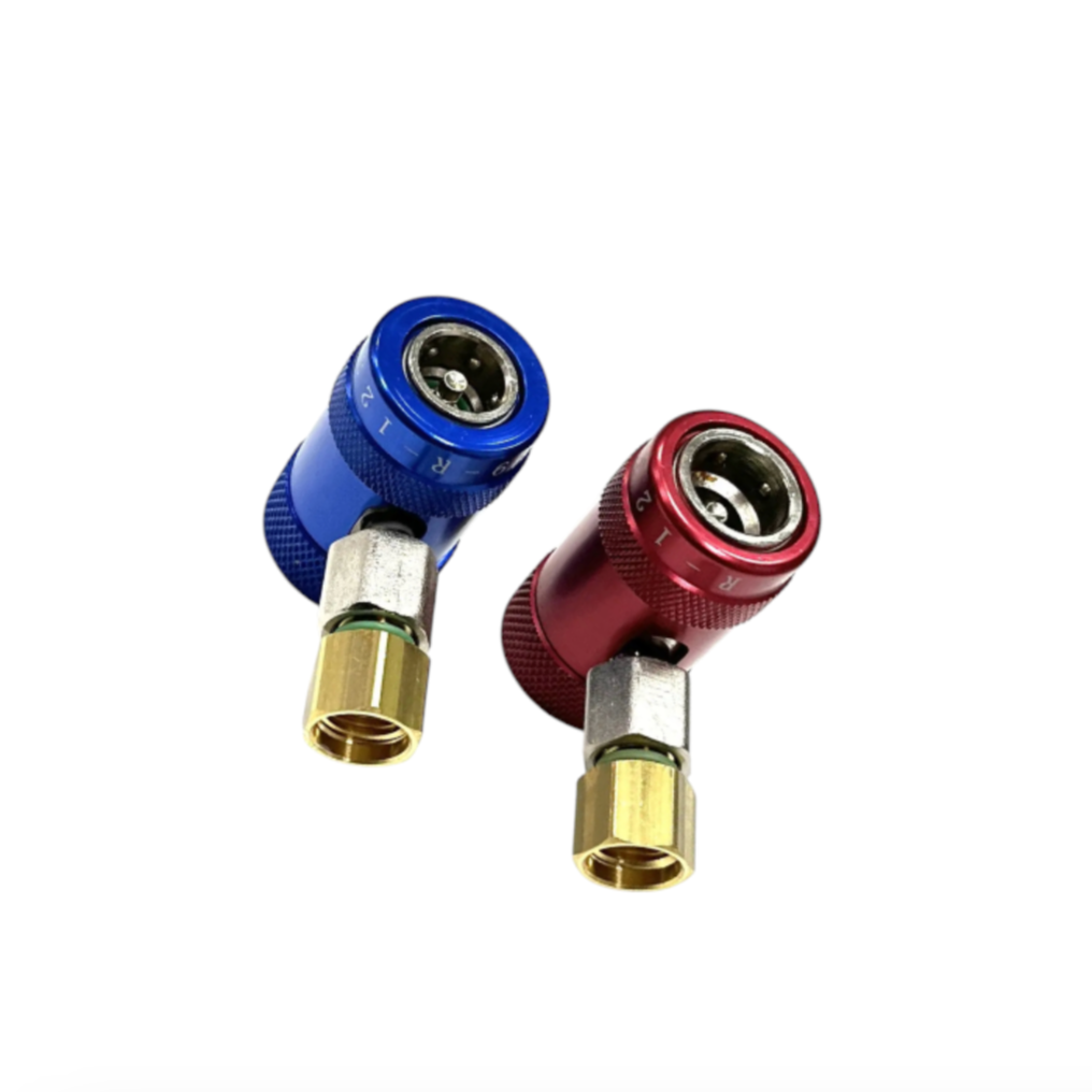 Заправочные муфты R1234yf Hongsen 2 шт. с переходниками на М14х1,5 R134a для автозаправочных станций (ИНГП_R1234yfHongsen_01) - фото 2