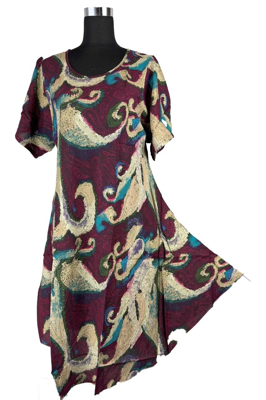 Сукня жіноча літня довга 2XL Різнокольоровий (2603498705)