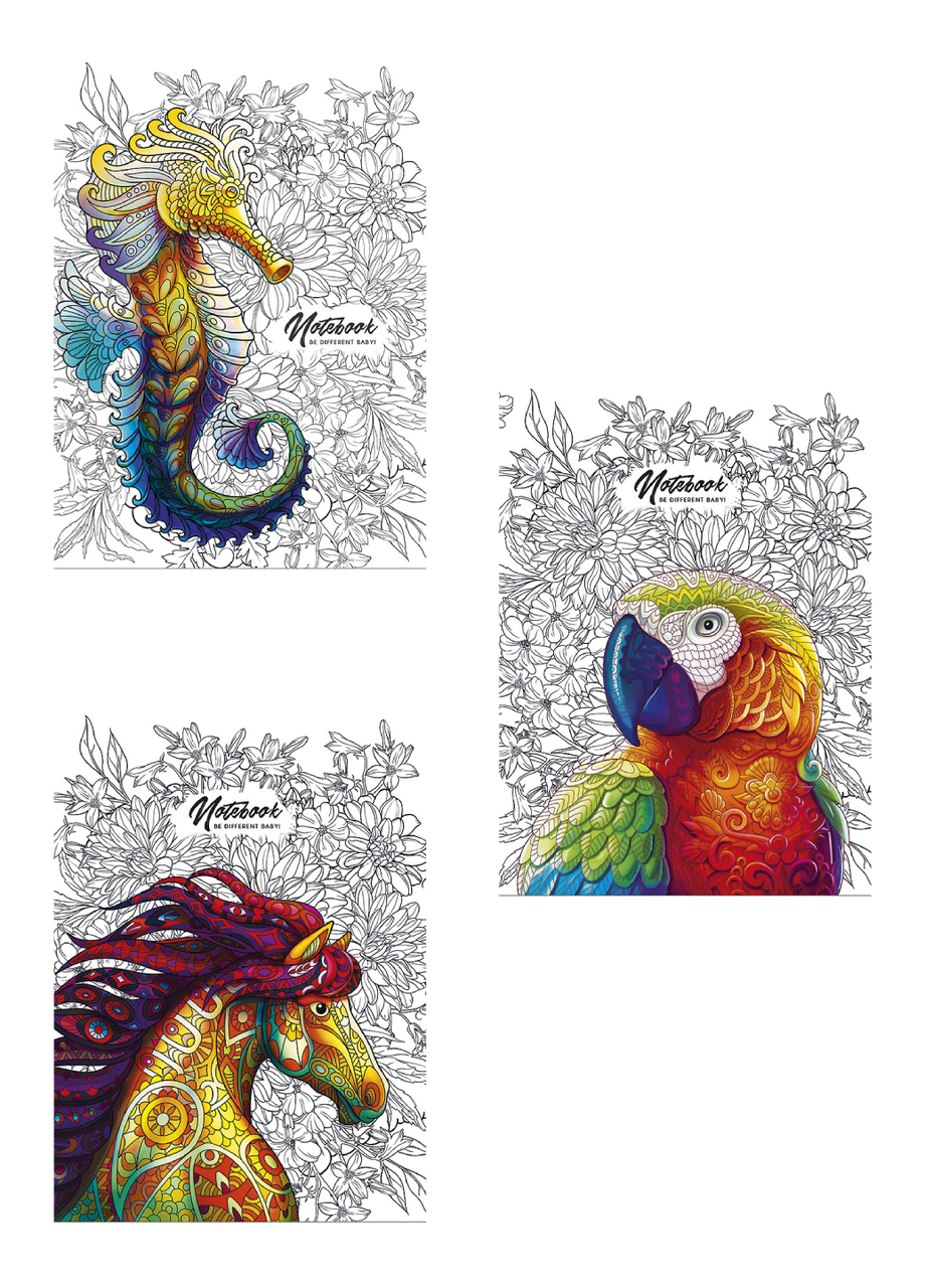 Комплект шкільних зошитів Школярик А4 40 арк. у лінію 3 шт. (540 4823088210552)