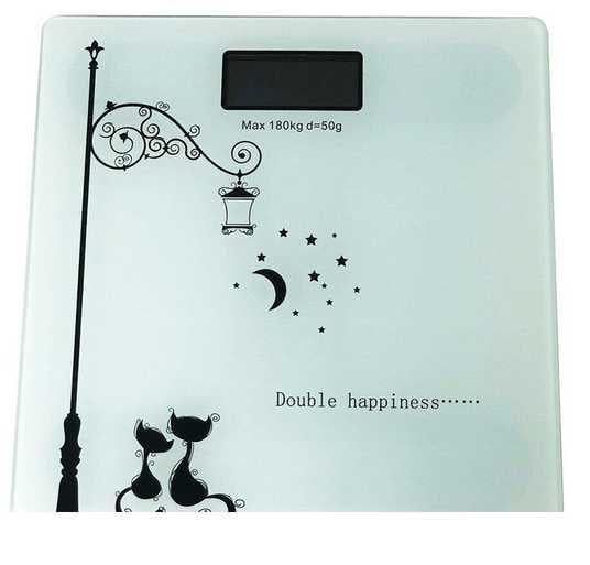 Весы напольные Bathroom scale DT2015K Котики 180 кг Серебристый Весы напольные Bathroom scale DT2015K Котики 180 кг Серебристый