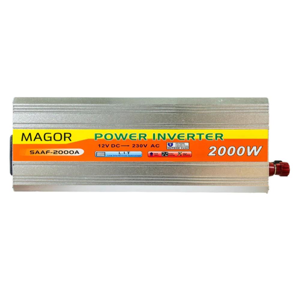 Автомобільний інвертор Magor ZB26 2000W (ULT-3248174) - фото 3