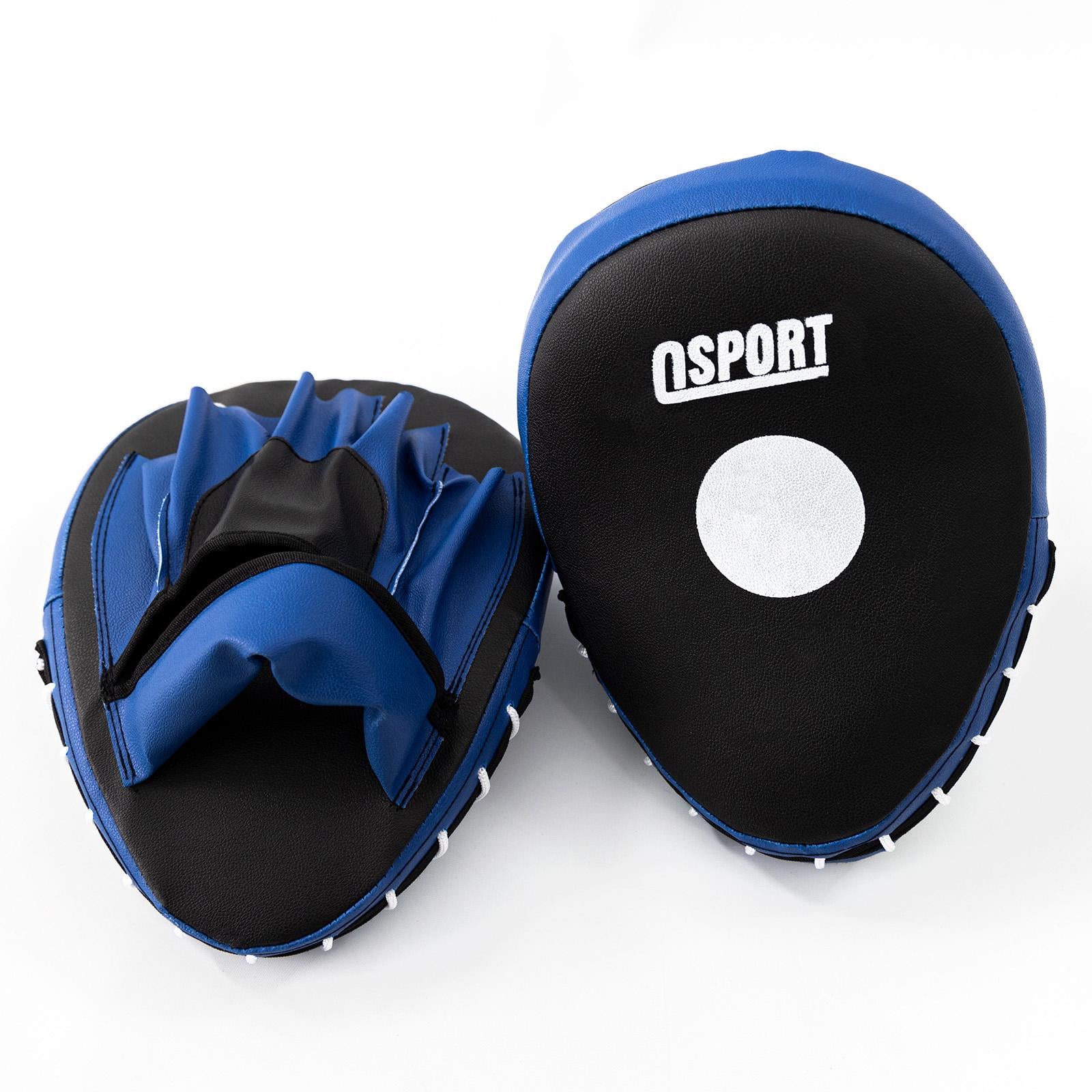 Лапы боксерские для бокса гнутые из кожвинила ОSPORT FI-0123