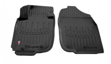 Коврики резиновые Stingray для Toyota RAV 4 CA30W 2005-2012 с бортом ТЕП 2 шт. (5022112)