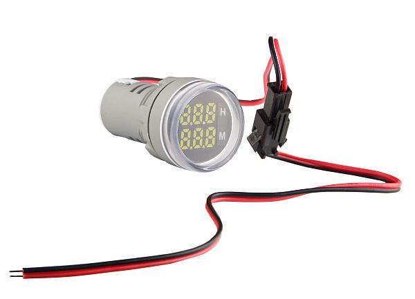 Светосигнальная арматура АСКО-УКРЕМ с индикатором времени ч/мин серии U-ADM-Hr круглая ᴓ22 мм Белый (00000055230)