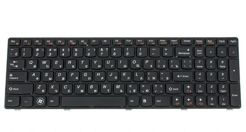 Клавиатура для ноутбука Lenovo IdeaPad Z565 (181829)