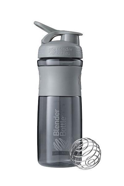 Шейкер спортивний BlenderBottle SportMixer 28oz 820 ml Grey - фото 5