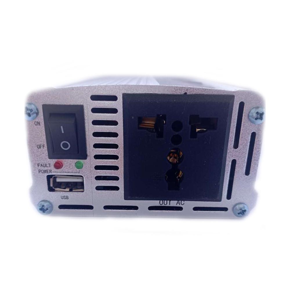 Автомобільний інвертор Himastar Solar Power Inverter 003 c 12V на 220V 2000W модифікована синусоїда Silver (11036) - фото 4