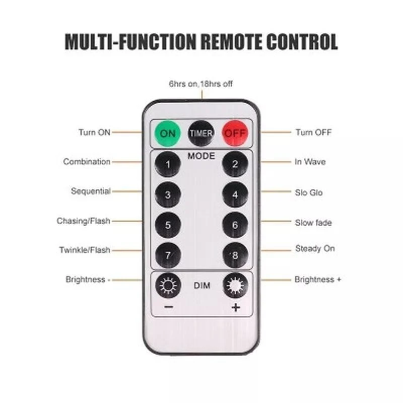 Гірлянда-штора з пультом мультиколор світлодіодна від USB 2х2 м (2813801275) - фото 4