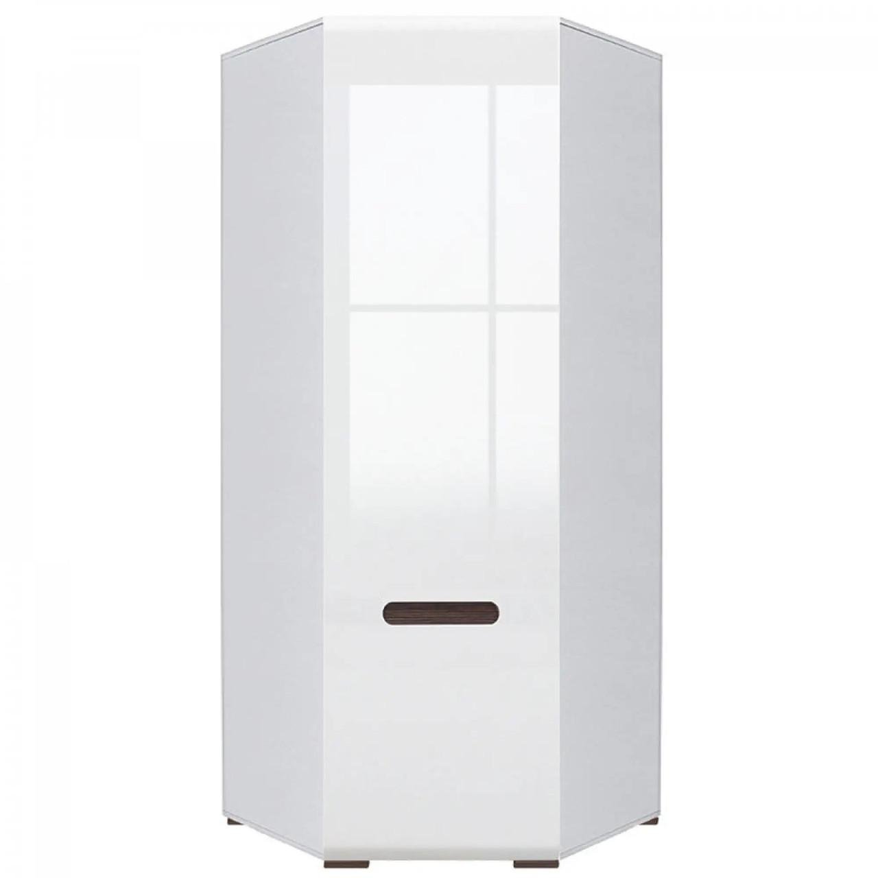 Шкаф угловой для одежды ВМК БРВ Ацтека SZFN1D/21/10 Белый/Белый глянец (GRB-1651)