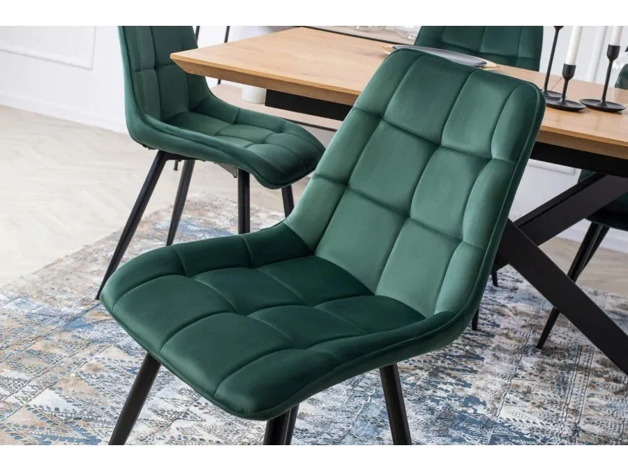 Стул Intarsio Charlie Зеленый (CHARLIECDBL78) - фото 2 Стул Intarsio Charlie Зеленый (CHARLIECDBL78) - фото 2