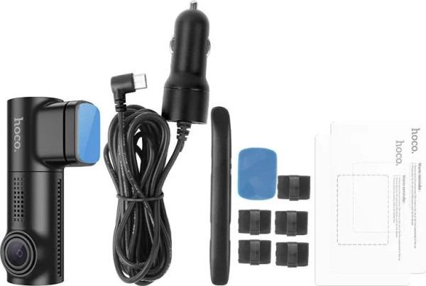 Видеорегистратор Hoco DV1 Driving recorder Wi-Fi 1080p Черный (DV1-778168) - фото 3 Видеорегистратор Hoco DV1 Driving recorder Wi-Fi 1080p Черный (DV1-778168) - фото 3