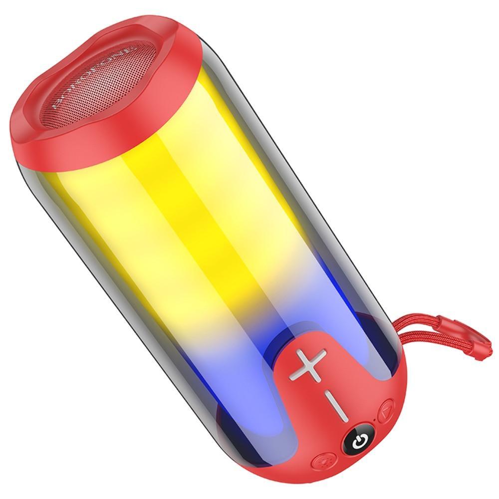 Портативна колонка Borofone BR33 TWS із LED підсвічуванням Червоний (2867029247)