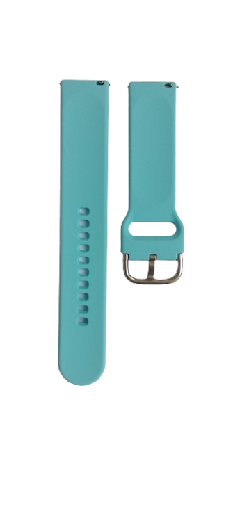 Ремешок для часов силиконовый 20х180 мм Sky blue (3192) - фото 2 Ремешок для часов силиконовый 20х180 мм Sky blue (3192) - фото 2