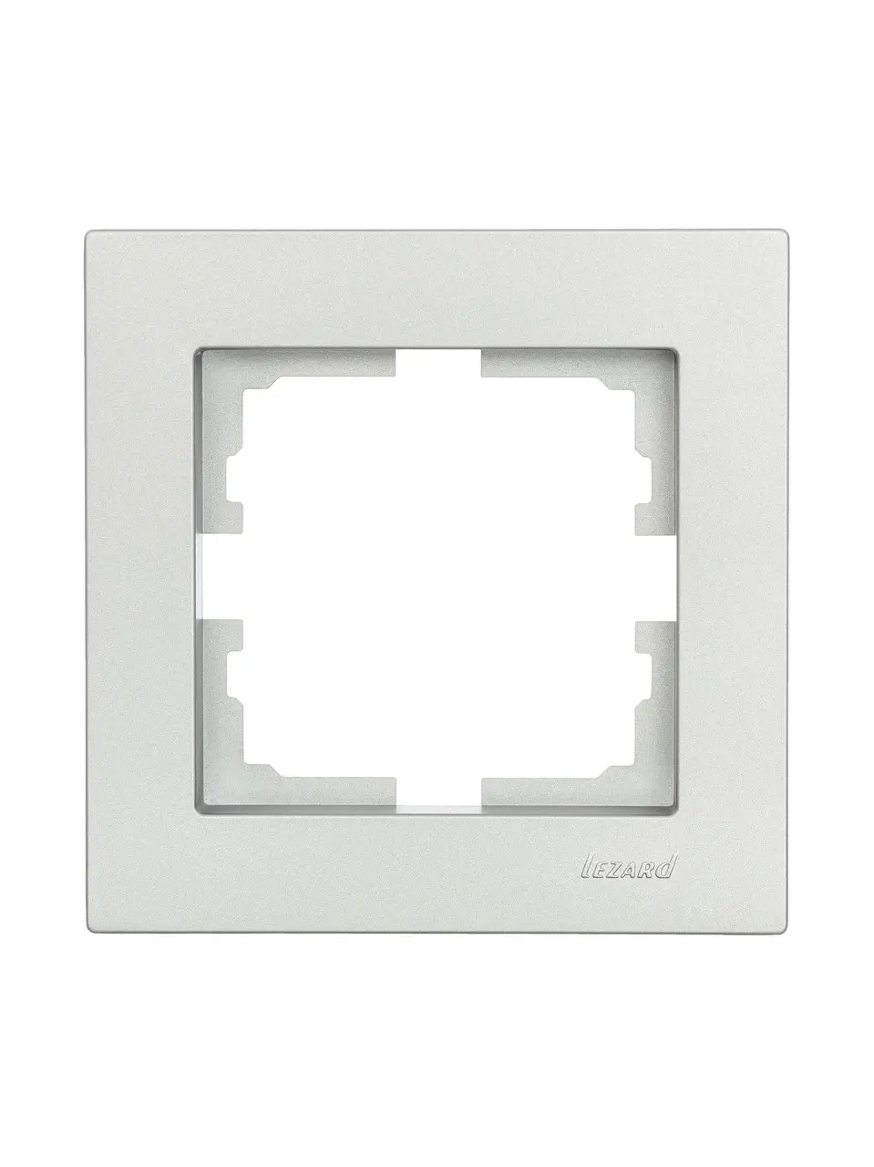 Рамка Lezard Vesna 1-місна горизонтальна Сірий
