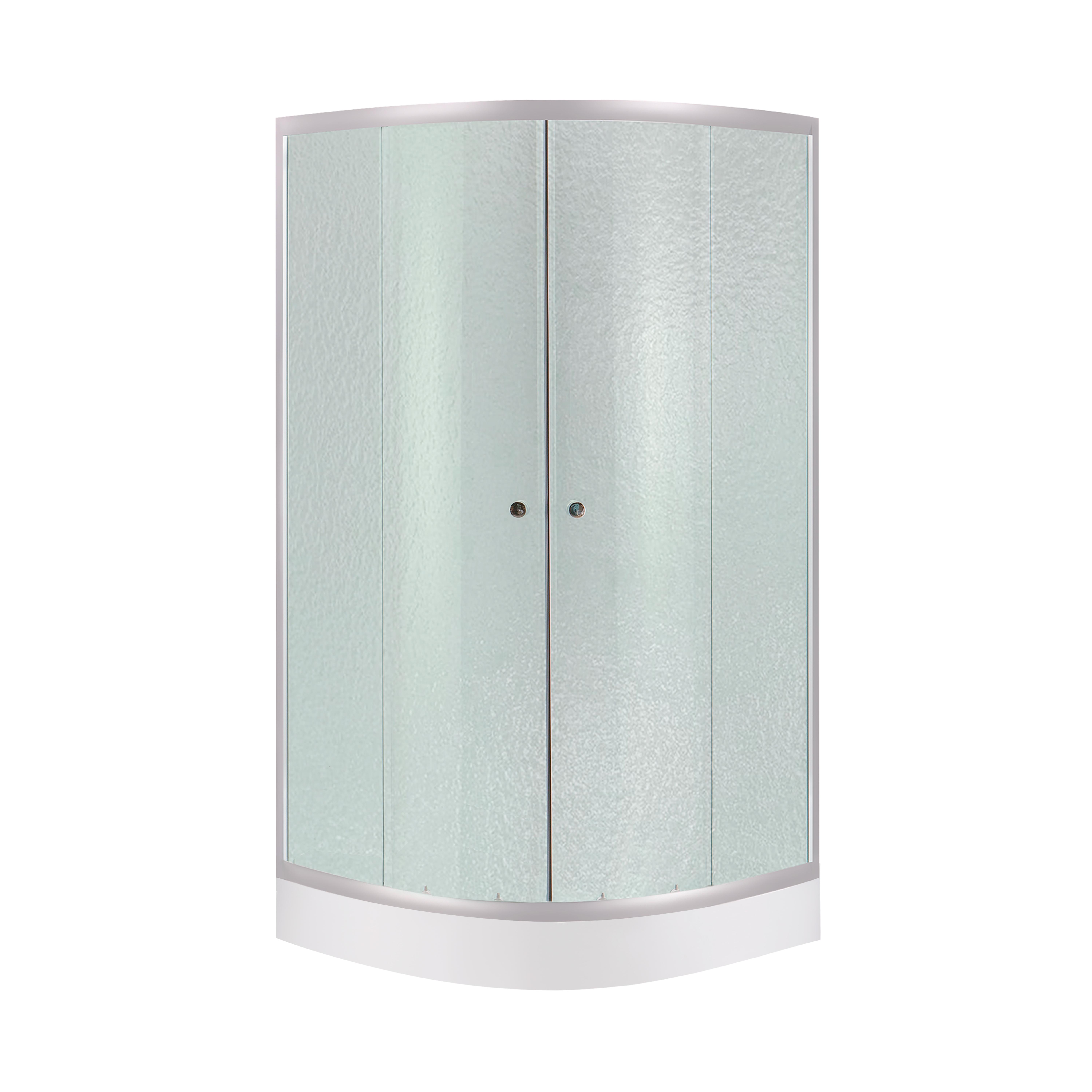 ᐉ Набор Lidz душевая кабина Latwa SC80x80.SAT.LOW.FR Frost с поддоном ...