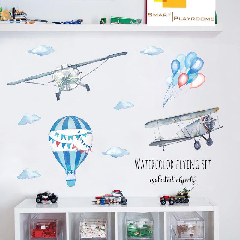 Наклейка детская на стену Green Life Самолеты 71х82 см (HM71008)
