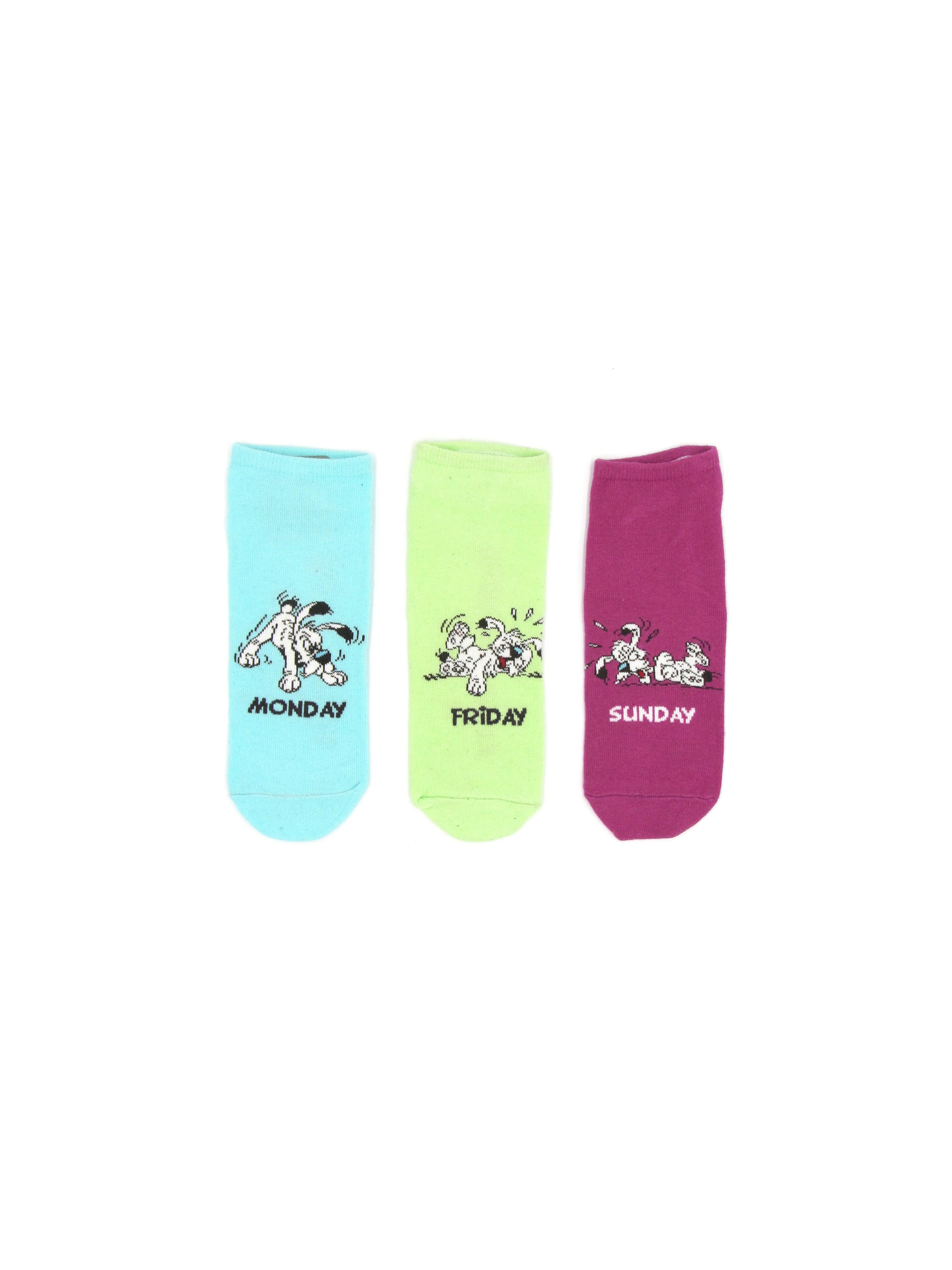 Шкарпетки C&A 3 пари р. 39-42 М'ятний/Рожевий (15120903)