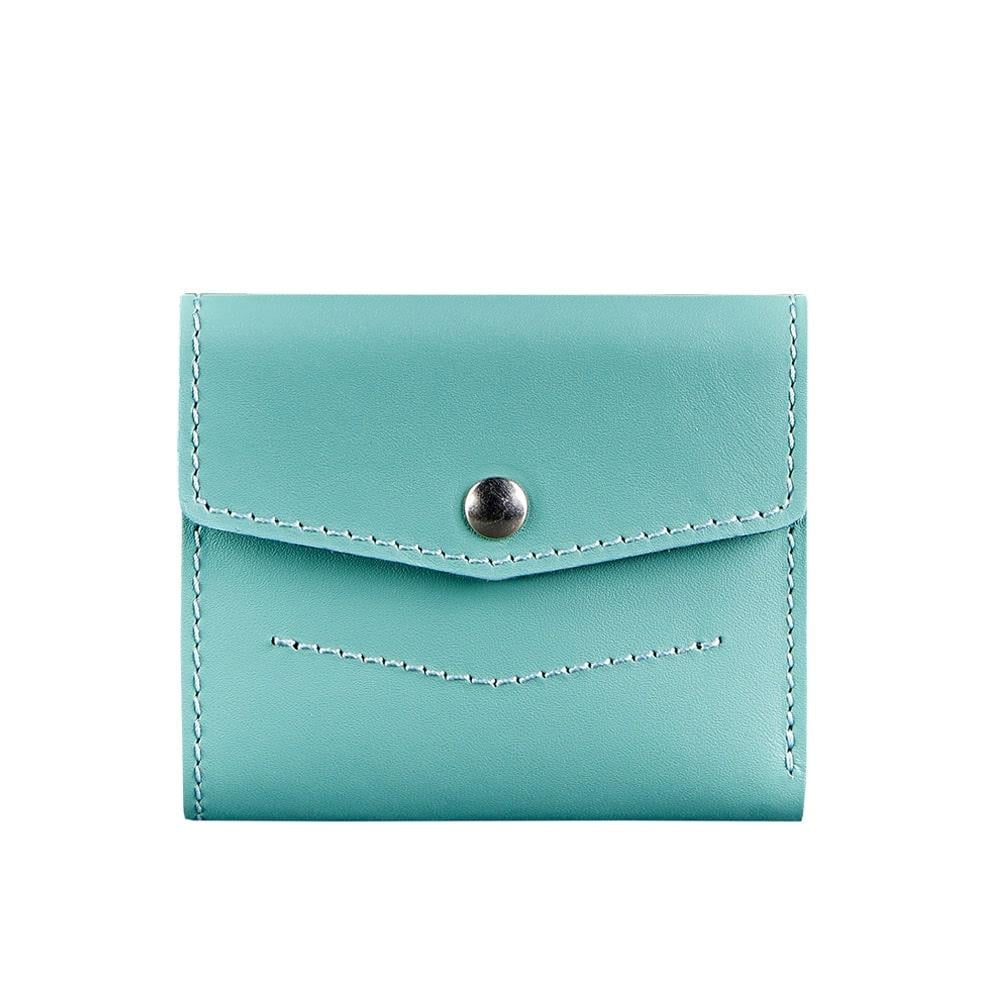 Гаманець жіночий шкіряний BlankNote 2.1 Бірюзовий (A-026419)