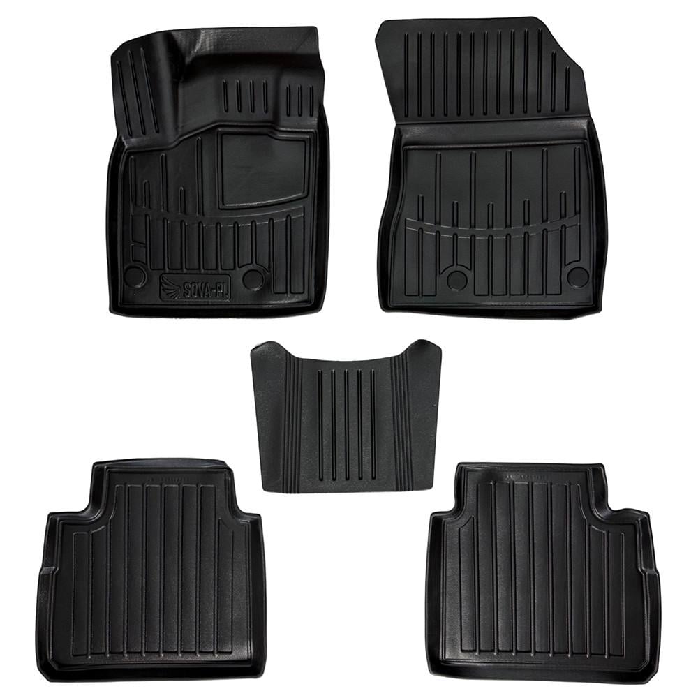 Коврики в салон SOVA-PL для Nissan X-Trail T33 с 2021 г. резиновые 5 шт. Черный (28800662) Коврики в салон SOVA-PL для Nissan X-Trail T33 с 2021 г. резиновые 5 шт. Черный (28800662)
