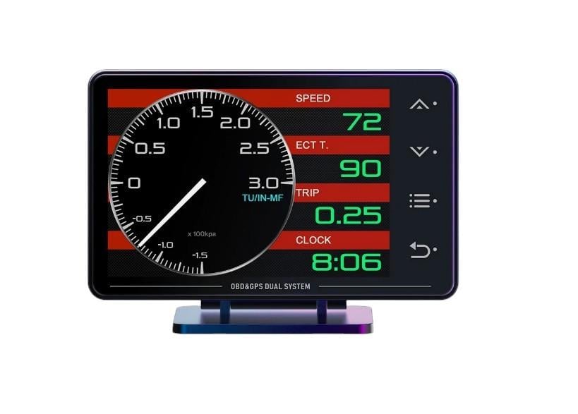 Бортовий комп'ютер OBD2 HUD XS GPS (2739821262) - фото 2