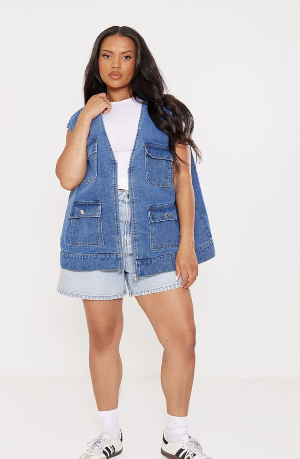 Жилет Pretty Little Thing CNJ3200 р. 46 Блакитний