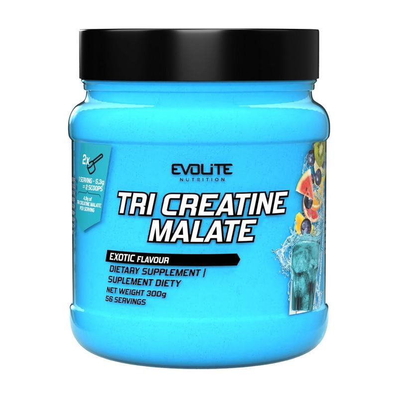 Три-креатин малат Evolite Nutrition Tri Creatine Malate 300 г Exotic (22163-01)