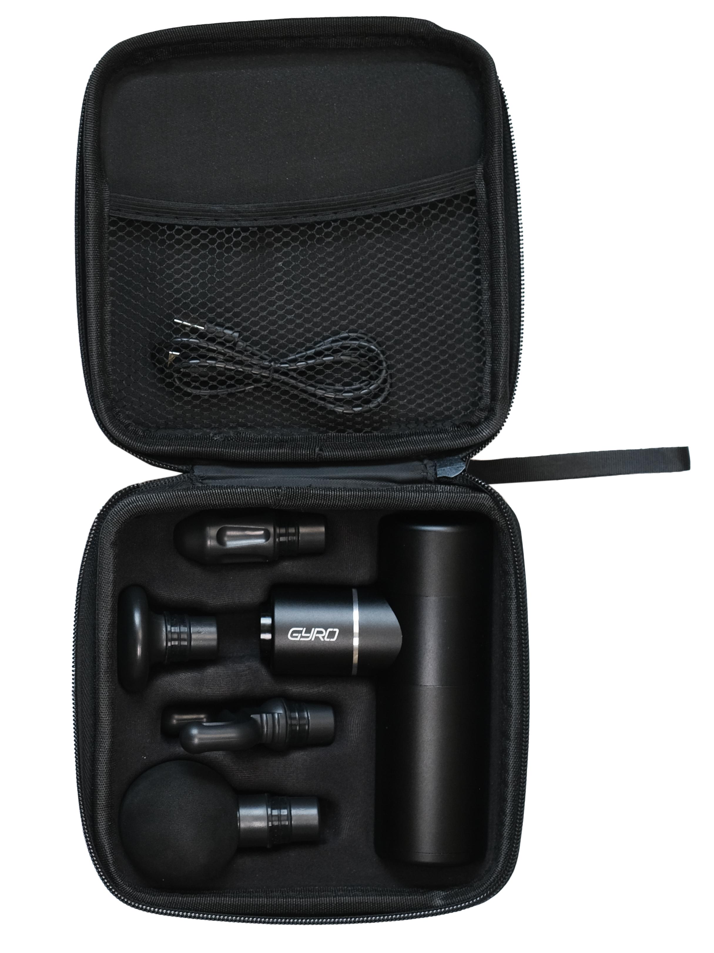 Перкуссионный массажер для тела и мышц Gyro Muscle Mini Gun Massager Black (4657556) - фото 6 Перкуссионный массажер для тела и мышц Gyro Muscle Mini Gun Massager Black (4657556) - фото 6