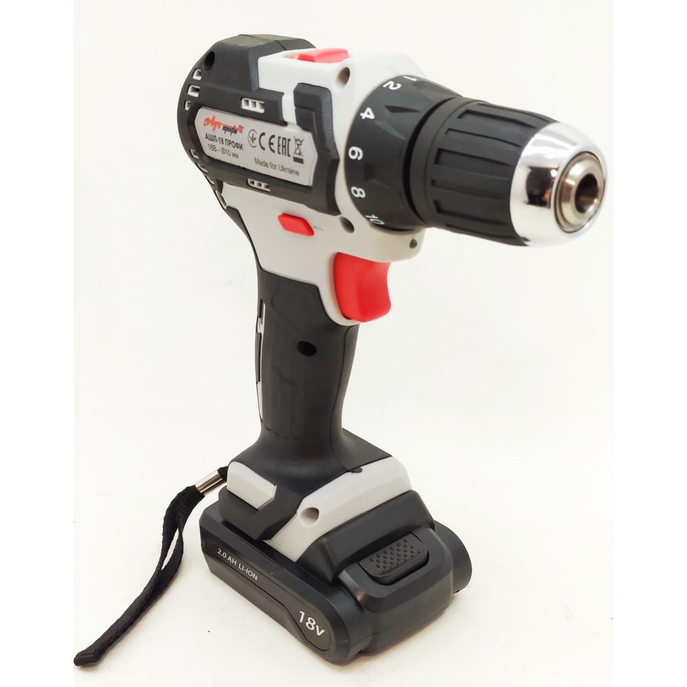 Шуруповерт бесщеточный Луч Профи АШЛ-18 Profi кейс 2 Ah 18 В 2 АКБ ЗУ - фото 9 Шуруповерт бесщеточный Луч Профи АШЛ-18 Profi кейс 2 Ah 18 В 2 АКБ ЗУ - фото 9