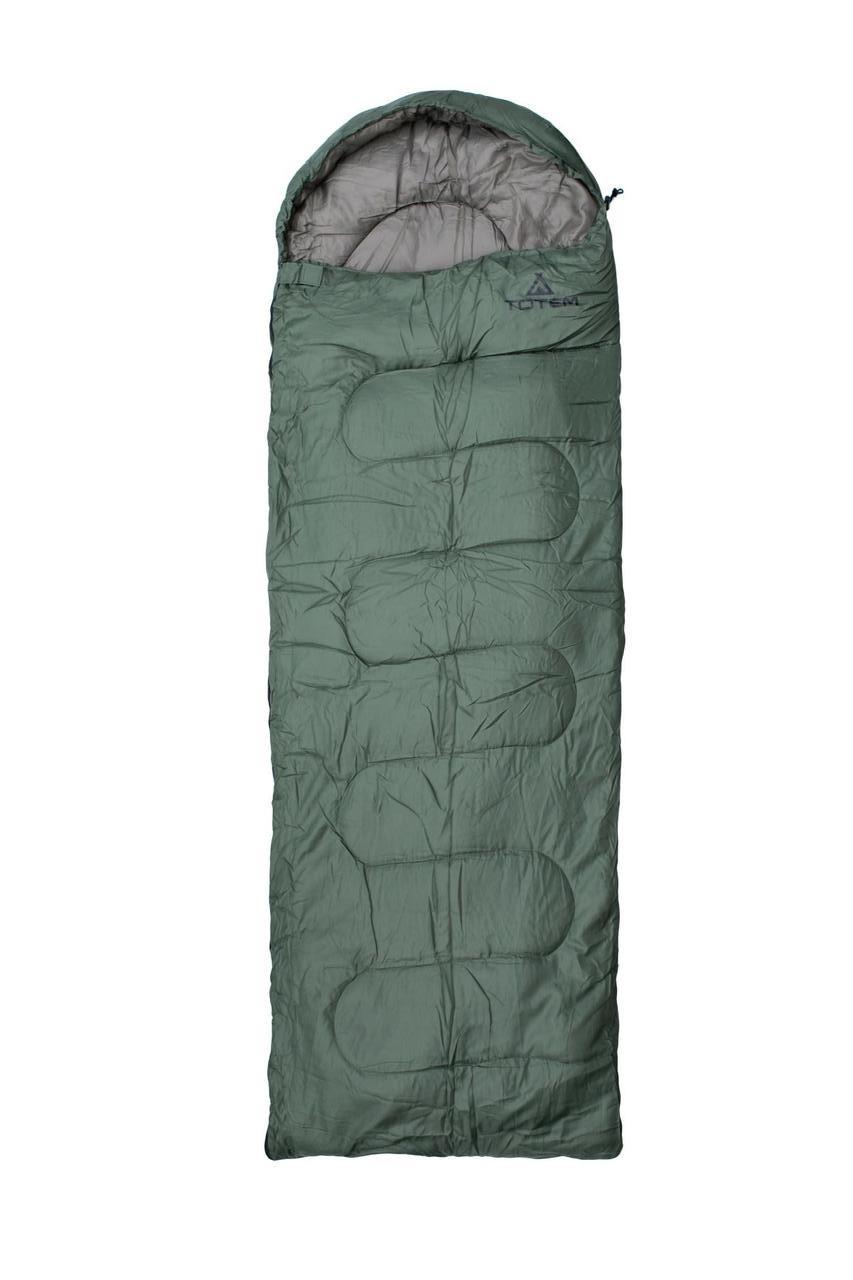 Спальный мешок Totem Fisherman одеяло с капюшоном левый XXL 190+30х90 см Olive (UTTS-013-L)