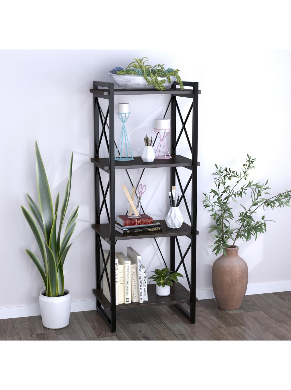 Стеллаж MSM Loft Скиф-4-550 Черный (92302)