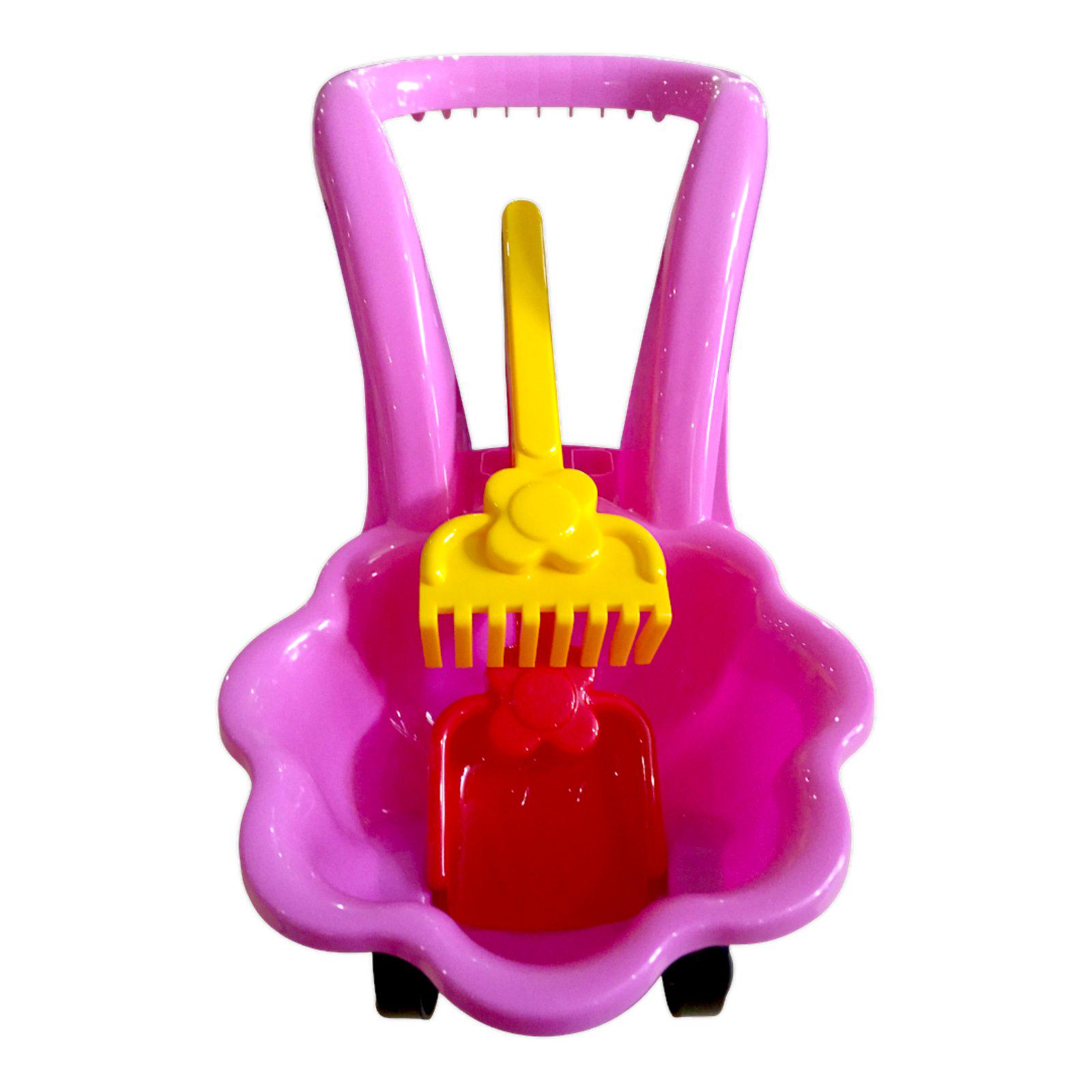 Дитяча тачка "Ромашка" Marmat Рожева - фото 2