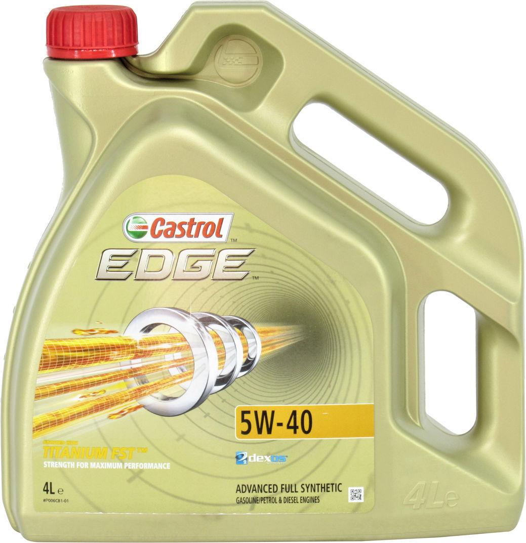 Моторне мастило Castrol Edge Titanium Fst C3 1535f3 бензин/дизель 5W-40 4 л (1407950) - фото 1