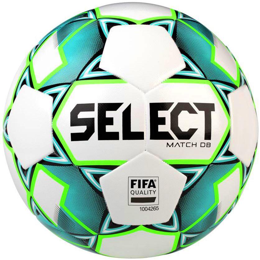 Мяч футбольный Select MATCH DB FIFA v23 Уни р. 5 Бело-зеленый