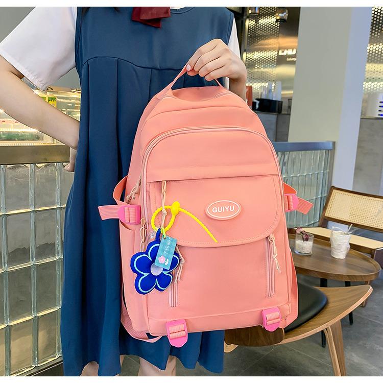 Шкільний рюкзак для дівчинки GUIYU 5в1 5-11 клас Рожевий (27668075) - фото 5