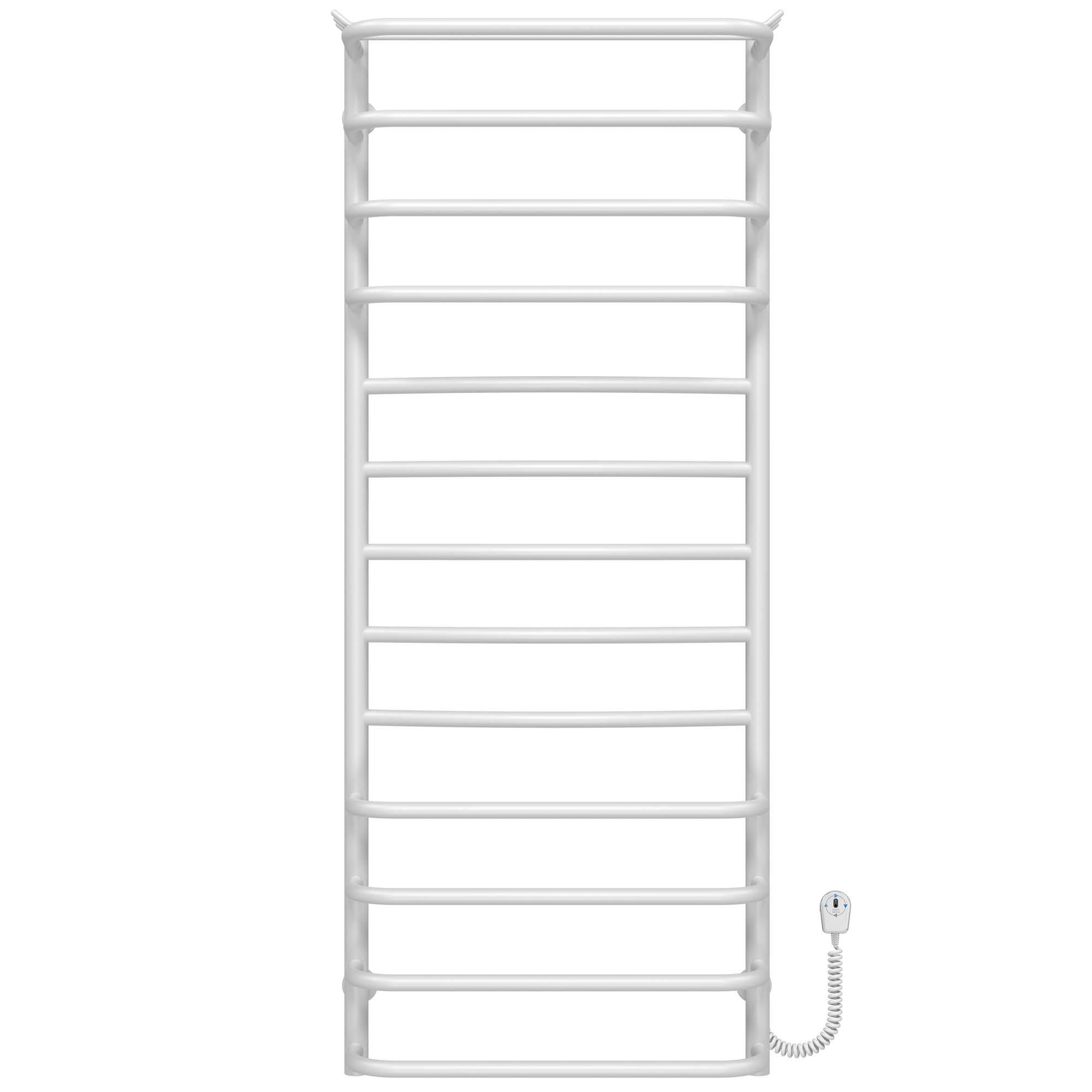 Полотенцесушитель электрический Deffi Юность П13 EF16 правое подключение нержавеющая сталь 500х1300 мм Белый (C.YU.130.50.13.EWR5)