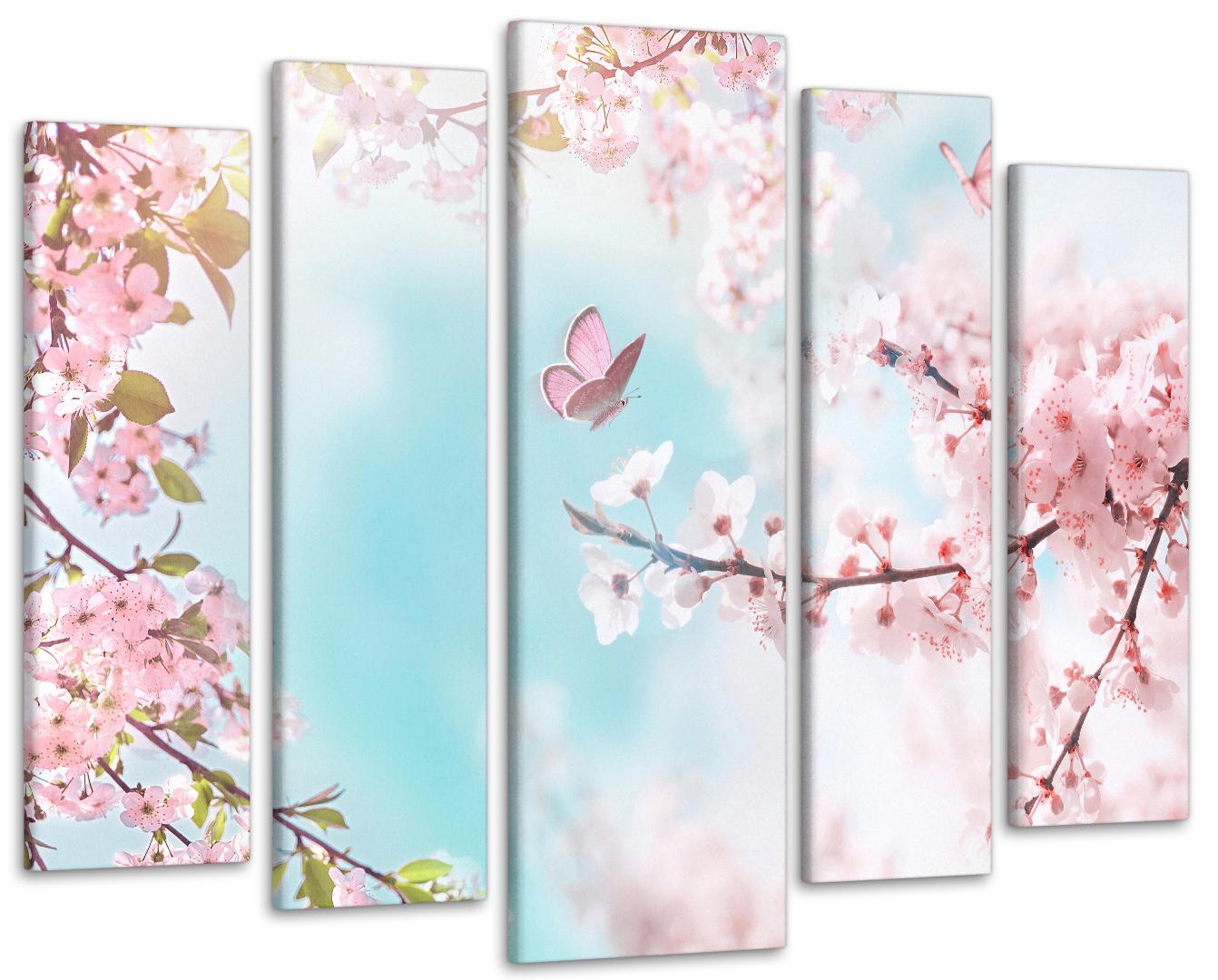 Картина модульная Весна Цветы 115х170 см (Art-400_5)