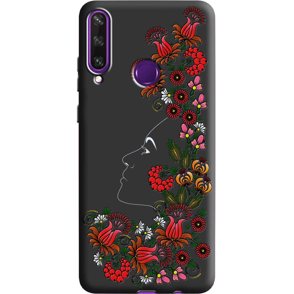 Чехол Boxface Huawei Y6p 3D Ukrainian Muse Черный силикон (40017-bk64-40308)