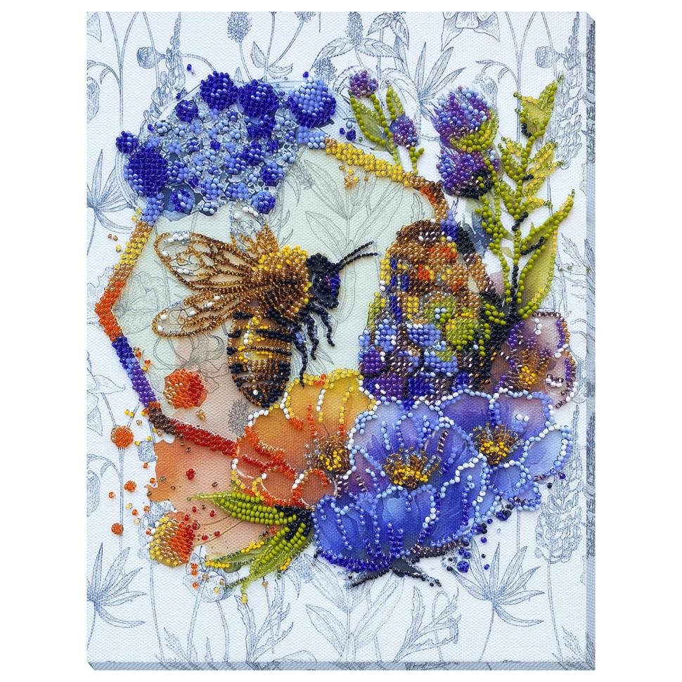 Набор для вышивки бисером Abris Art Цветочный мед 26х20 см (AB-906)
