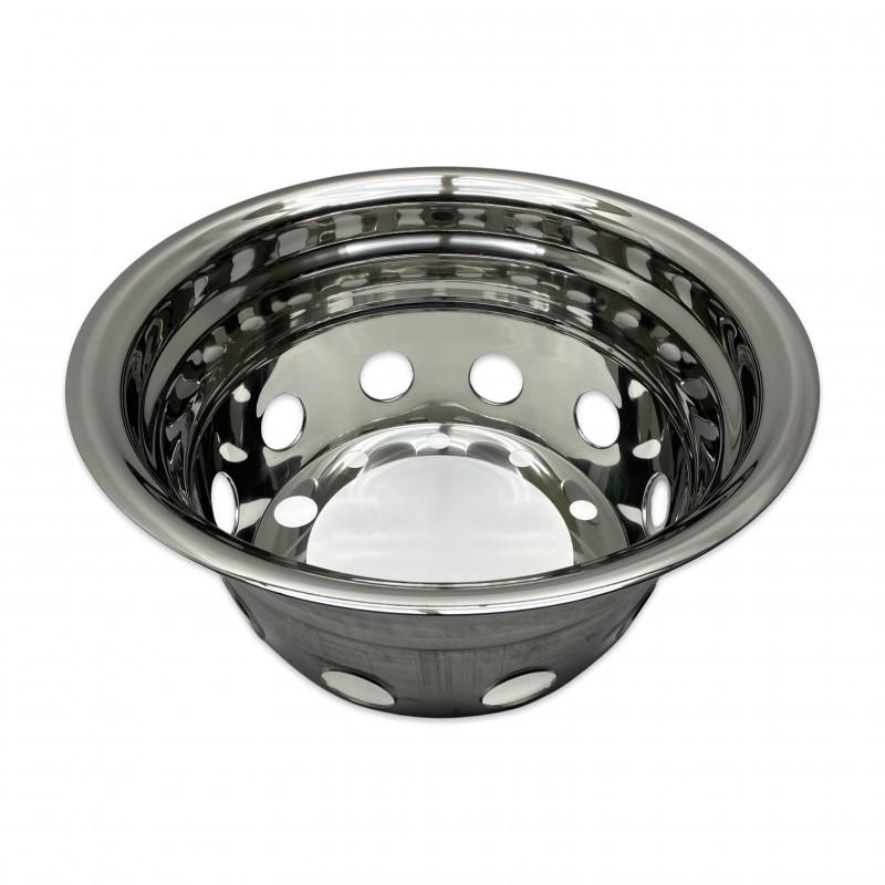 Колпак диска заднего двойного колеса 22,5'' с 10 отверстиями 300 мм (UA-PLA70225RN300)