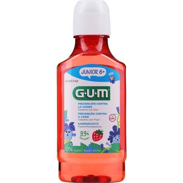 Набор Gum Junior Ополаскиватель 300 мл/Зубная паста 50 мл от 6 лет - фото 3