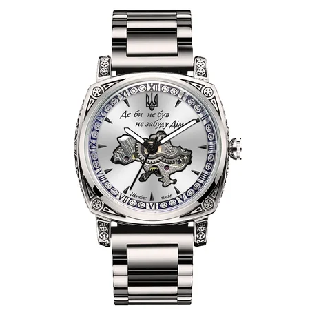 Наручные часы Awarder 021-3D "Де би не був" Silver/White Steel Наручные часы Awarder 021-3D "Де би не був" Silver/White Steel