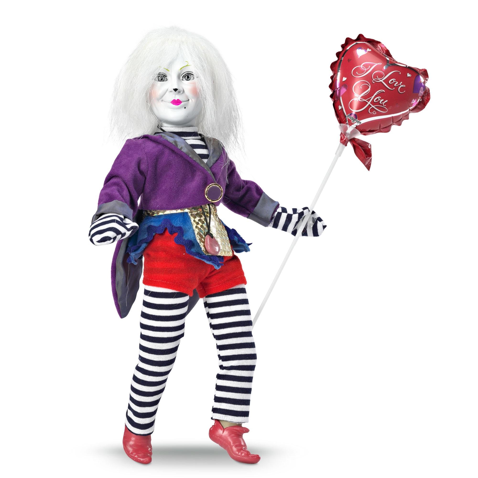 Лялька ельф lamagik еднеуд edneud pep català іспанський чарівний хранитель спокою і тиші з каменем талісманом в подарунковій упаковці 38 см