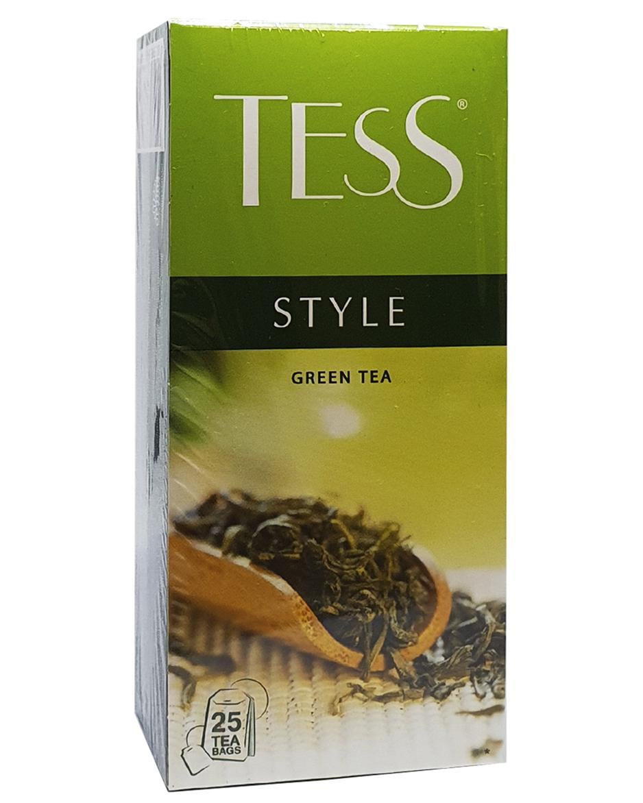 Чай зелений Tess Style китайский в пакетиках 25 шт. х 2 г (725)