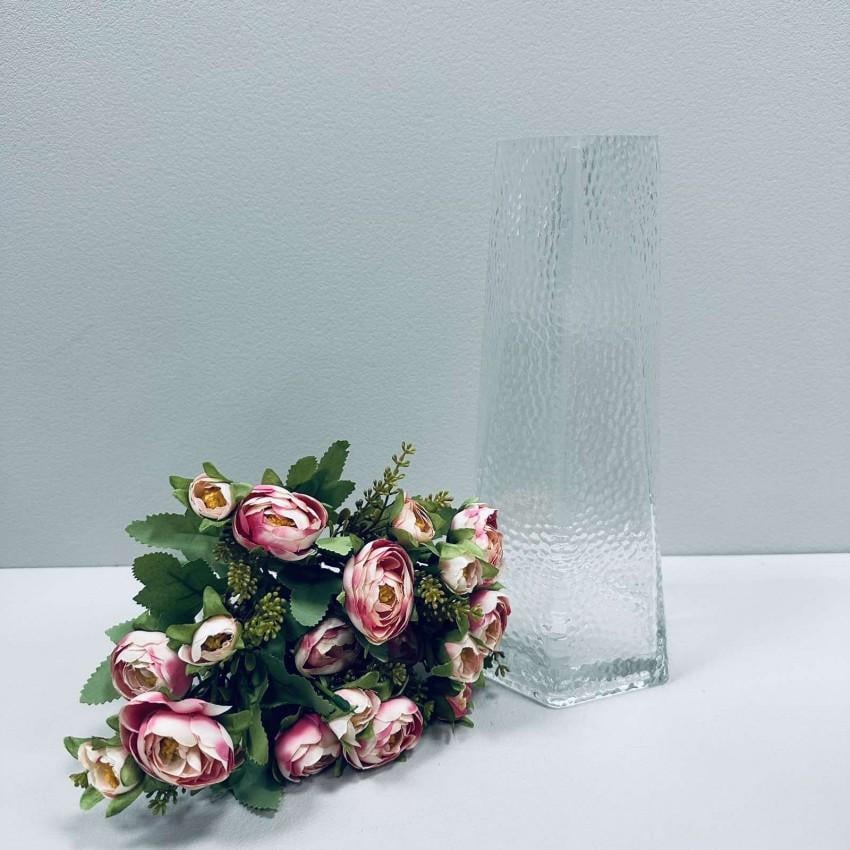 Ваза скляна UniGlass 5964 28 см (2506168605)