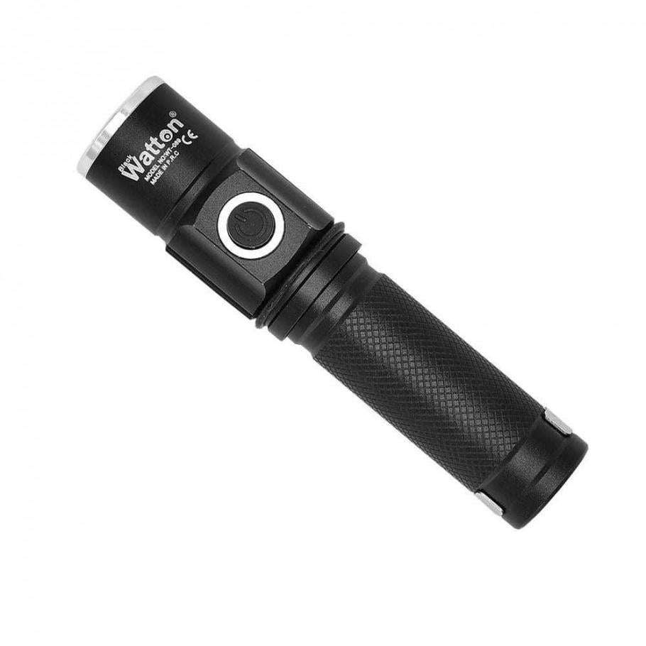 Ліхтар ручний акумуляторний Watton WT-089 ударостійкий